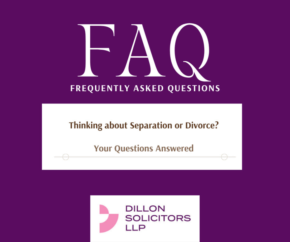 FAQ on divorce or separation queries answered by legal experts.